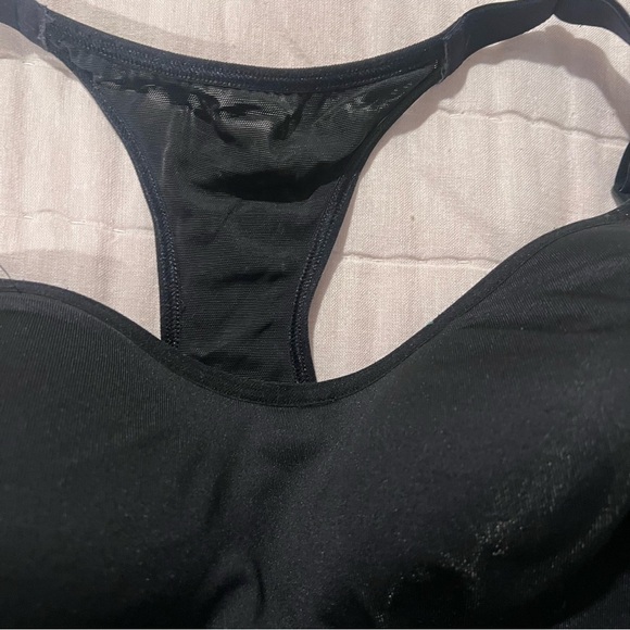 Old Navy Maternity High Support Nursing Sports Bra Black Jack Size 38 DD - Picture 7 of 12